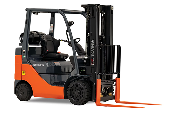 Montacargas Toyota Core IC Cushion para almacenes y manufactura en México